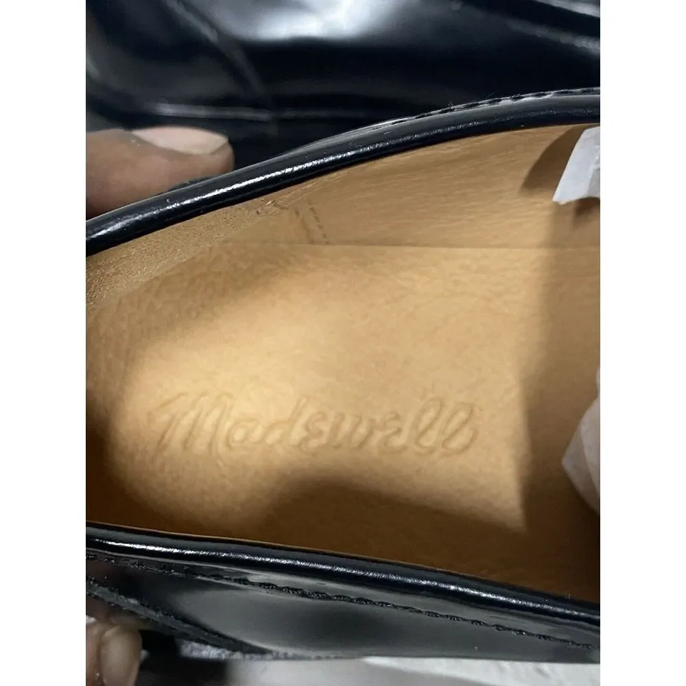 Madewell Womens The Vernon Loafer in‎ True Black Size 10